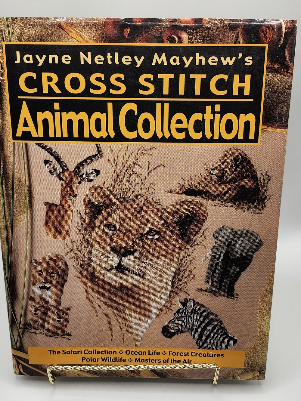 Cross Stitch Animal Collection - Brown Cover